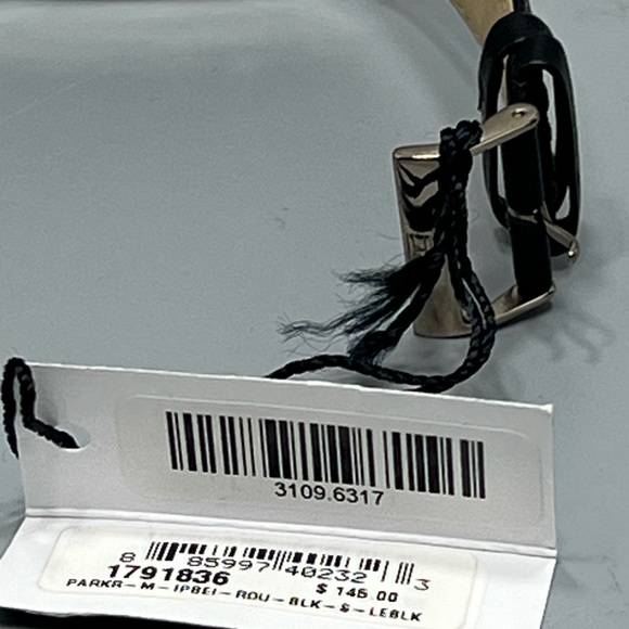 NEW Tommy Hilfiger Parker Men's Black Leather Strap Black Dial 1791836 Watch - Picture 7 of 11